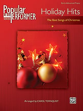 Popular Performer Holiday Hits piano sheet music cover